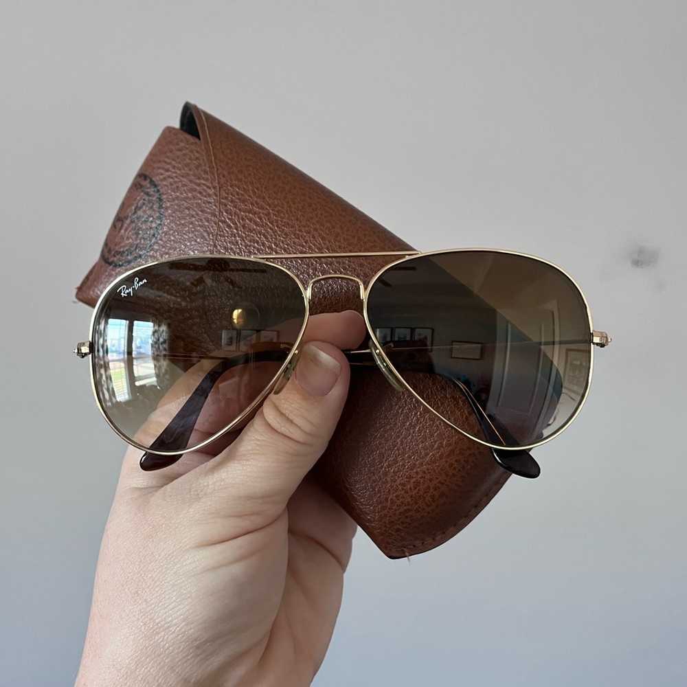 Ray-Ban Gold Aviators